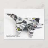 Mig-29支点Cウクライナ空軍 ポストカード (正面)