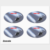 MIG-29 楕円形シール (シート)