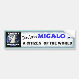 MIGALOOのバンパーステッカー バンパーステッカー