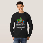 Might As Well Sleep Under The Tree Christmas Famil Tシャツ (正面フル)