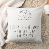 Mightier than the waves of the sea クッション (ブランケット)