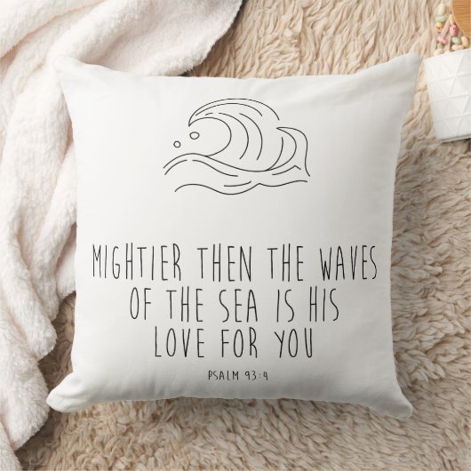 Mightier than the waves of the sea クッション (ブランケット)