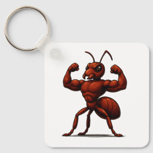 Mighty Ant – マンガストロングアリイラストレーション キーホルダー