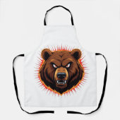 Mighty Bear – Raw Strength of Nature エプロン (正面)