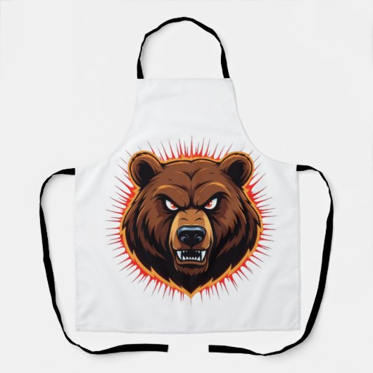 Mighty Bear – Raw Strength of Nature エプロン (正面)