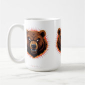 Mighty Bear – Raw Strength of Nature コーヒーマグカップ (左)