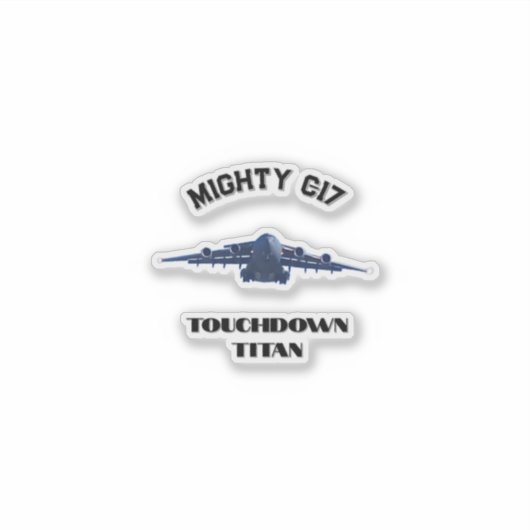Mighty C-17, Touchdown Titan シール (正面)