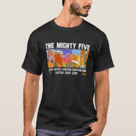 Mighty Five Utah国立公園リストヴィンテージ Tシャツ