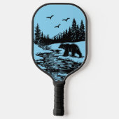 Mighty Forest Bear Pickleball Paddles ピックルボールラケット (裏面)
