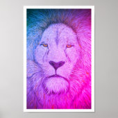 Mighty Lion Purple Poster ポスター (正面)