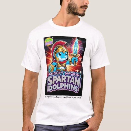 Mighty Magical Spartan Dolphins T-Shirt Tシャツ (正面)