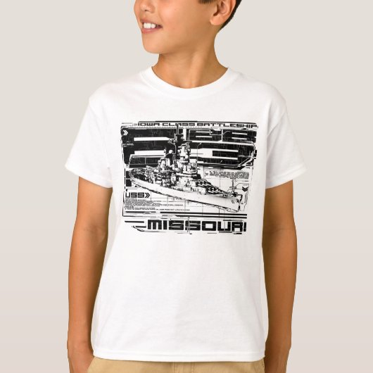 Mighty Mo Kids'Hanes TAGLESS® TシャツTシャツ Tシャツ (正面)