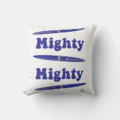 Mighty Pen作家おもしろい書き手スローガン クッション (正面)
