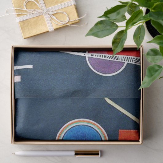 Mighty Red -  Kandinsky Modern Art Decoupage  薄葉紙 (ギフト)