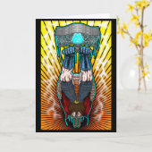 Mighty Thor - Full Color Greeting Card カード (黄色い花)