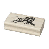 Mighty Tiger Wooden Art Stamp ラバースタンプ (スタンプ)