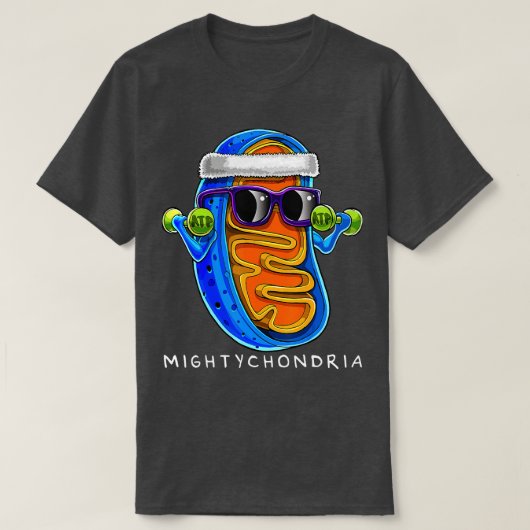 Mightycontria細胞生物学の科学の各おもしろい Tシャツ (デザイン正面)