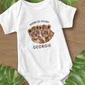 Mignons Jumeaux Lionceaux Bodysuit Bébé Garçon Per ベビーボディスーツ