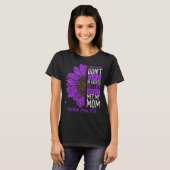 Migraine Awareness Ribbon Mom Warrior Tシャツ (正面フル)