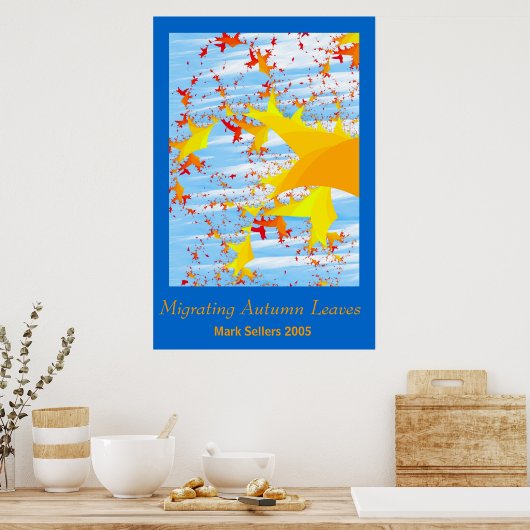 Migrating Autumn Leaves by Mark Sellers ポスター (キッチン)
