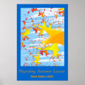 Migrating Autumn Leaves by Mark Sellers ポスター (正面)