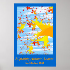 Migrating Autumn Leaves by Mark Sellers ポスター