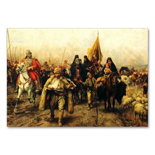 Migration of the Serbs by Paja Jovanovic Fine Art テーブルナンバー (正面)