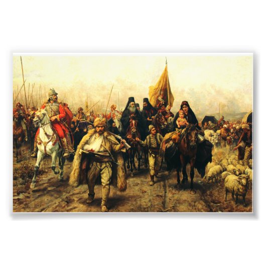 Migration of the Serbs by Paja Jovanovic Fine Art フォトプリント (正面)