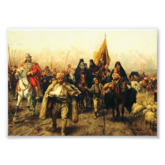 Migration of the Serbs by Paja Jovanovic Fine Art フォトプリント (正面)