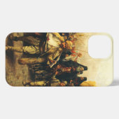 Migration of the Serbs by Paja Jovanovic Fine Art iPhoneケース (裏面横)