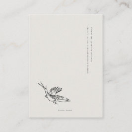 Migratory Swallow- Book Insert Enclosure Card エンクロージャーカード