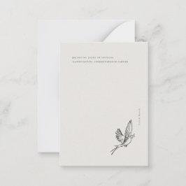 Migratory Swallow- Naturalist Menagerie Archive  ノートカード