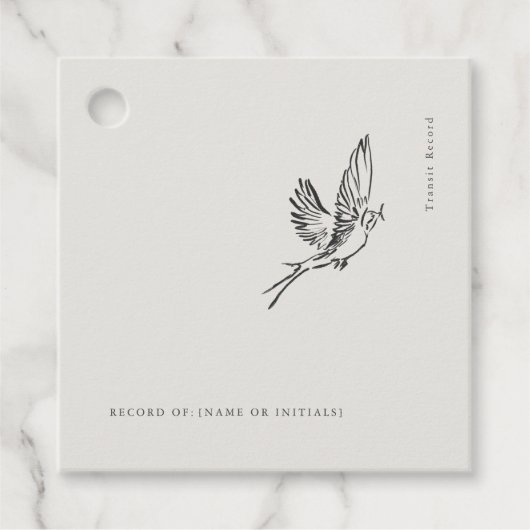 Migratory Swallow- Naturalist Menagerie Archive  フェイバータグ (正面)