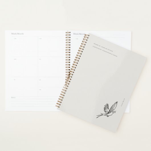 Migratory Swallow- Naturalist Menagerie Archive プランナー手帳 (ディスプレー)