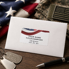 MIILITARY PRIDE 波型アメリカ企業名  ラベル