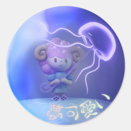 Miipu in a Bubble ラウンドシール