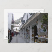 Mijas Pueblo，スペイン ポストカード (正面/裏面)