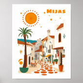 Mijas Spain holiday Andalucia Costa sol  ポスター (正面)