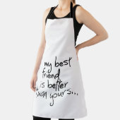 Mijn beste vriend is beter dan de jouwe... エプロン (インサイチュ)
