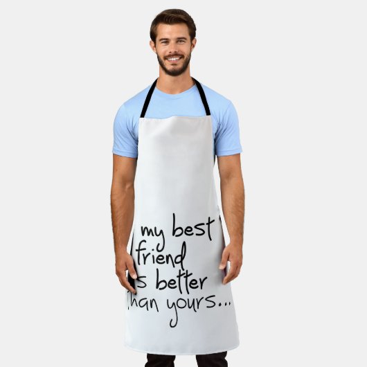 Mijn beste vriend is beter dan de jouwe... エプロン (着用した状態)