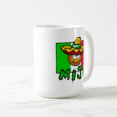 Mijo - Cute Little Mexican Kid Wearing Sombrero コーヒーマグカップ (正面右)