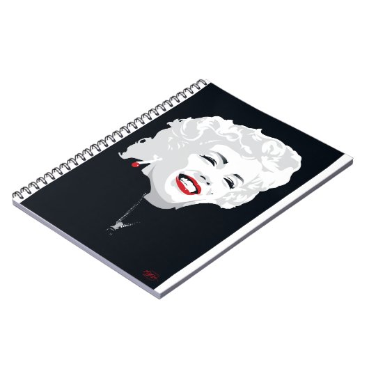 MIK05BW Miki Marilyn.tif ノートブック (左側)
