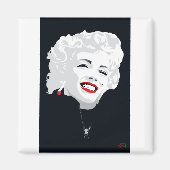 MIK05BW Miki Marilyn.tif マグネット (正面)