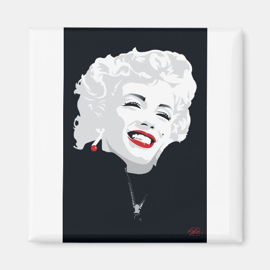 MIK05BW Miki Marilyn.tif マグネット (正面)