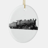 Mikado 2-8-2のヴィンテージの蒸気機関の列車 セラミックオーナメント (右)