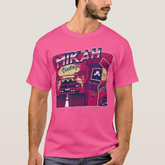 Mikah Personalized Vintage Gamer 80s 90s Tシャツ