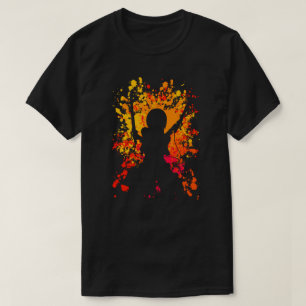 Mikasaのペンキの(ばちゃばちゃ)跳ねるの日本製アニメのマンガのワイシ Tシャツ