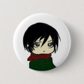 Mikasa Ackerman Pin 缶バッジ (正面)