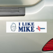 Mike 2020が好き バンパーステッカー (車上)
