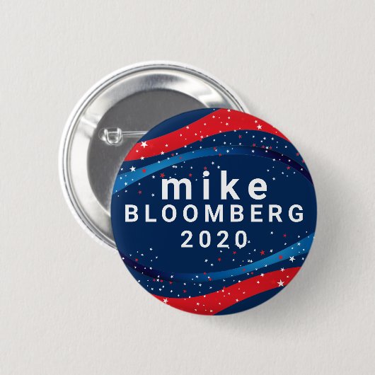 Mike Bloomberg 2020 缶バッジ (正面&裏面)